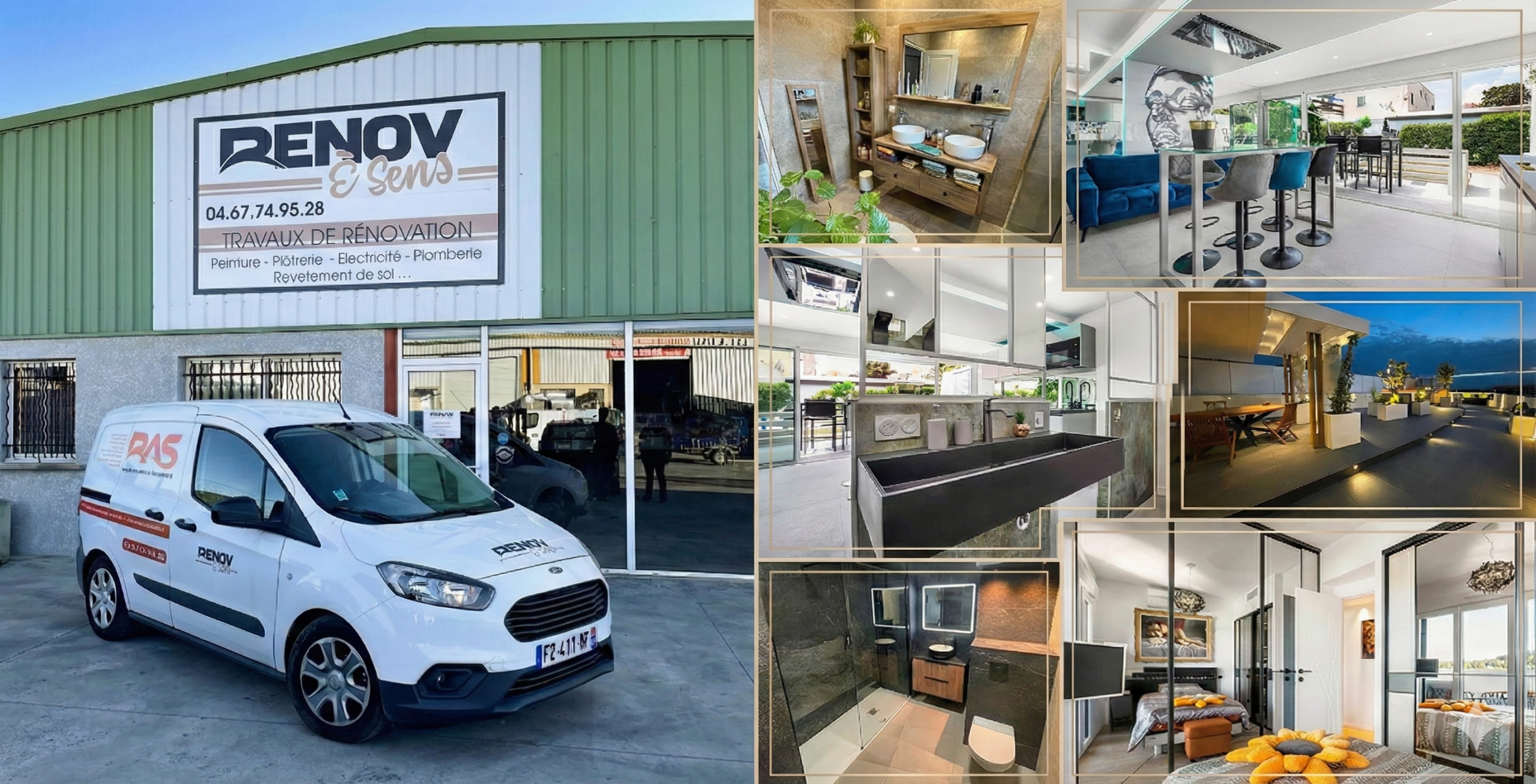 Renovation d'interieur dans l'Hérault